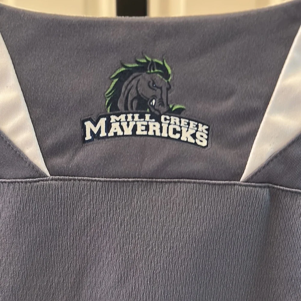 Adidas - Youth Mill Creek Mavericks Basketball Jersey #35